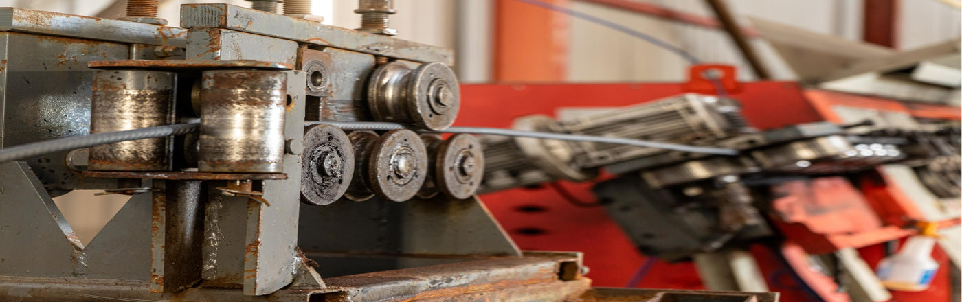 Rebar Bending Machine in action